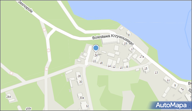 Kalisz Pomorski, Strzelecka, 24, mapa Kalisz Pomorski
