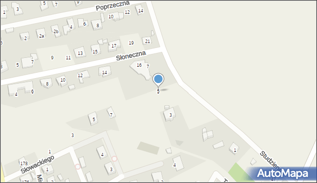 Kamieniec Wrocławski, Studzienna, 5, mapa Kamieniec Wrocławski