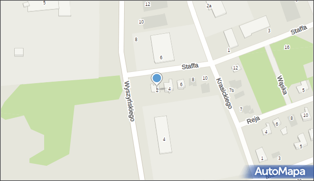 Karczew, Staffa Leopolda, 2, mapa Karczew