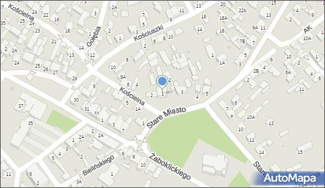 Karczew, Stare Miasto, 1, mapa Karczew