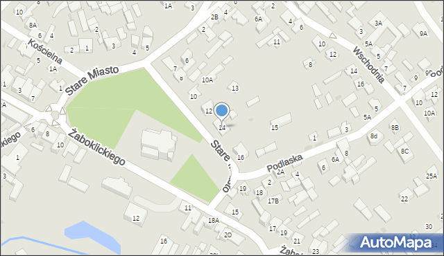 Karczew, Stare Miasto, 14, mapa Karczew
