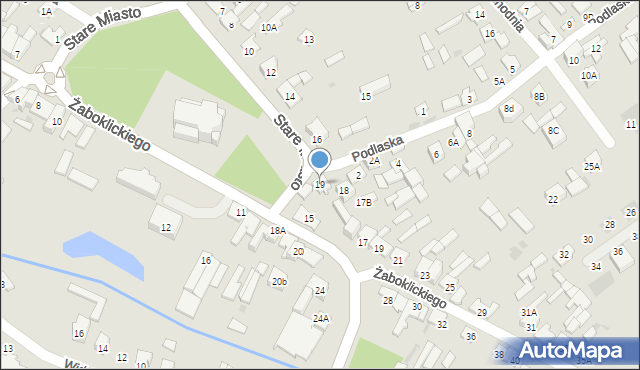 Karczew, Stare Miasto, 19, mapa Karczew