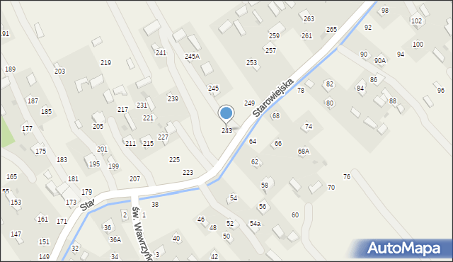 Karczmiska Drugie, Starowiejska, 243, mapa Karczmiska Drugie