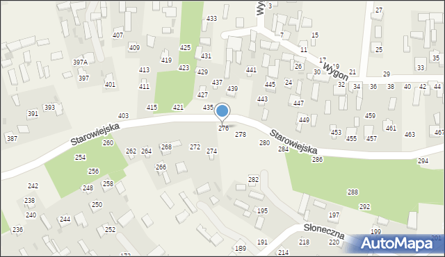 Karczmiska Drugie, Starowiejska, 276, mapa Karczmiska Drugie