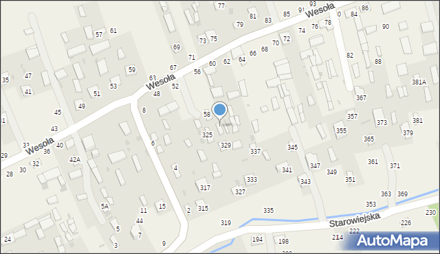 Karczmiska Drugie, Starowiejska, 331, mapa Karczmiska Drugie