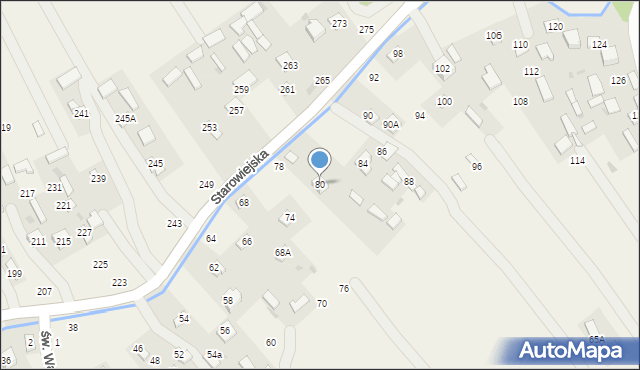 Karczmiska Drugie, Starowiejska, 80, mapa Karczmiska Drugie