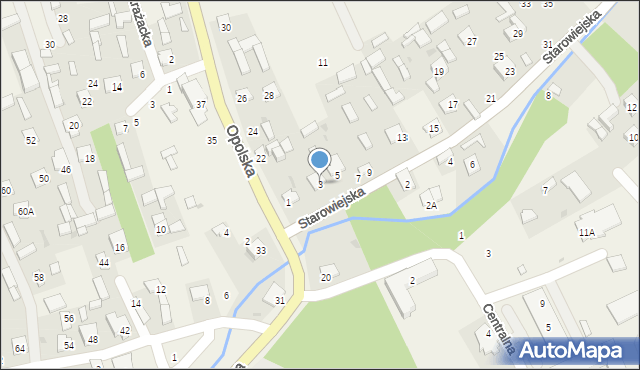 Karczmiska Pierwsze, Starowiejska, 3, mapa Karczmiska Pierwsze