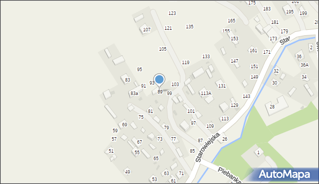 Karczmiska Pierwsze, Starowiejska, 89, mapa Karczmiska Pierwsze