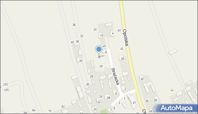 Karczmiska Pierwsze, Strażacka, 18, mapa Karczmiska Pierwsze