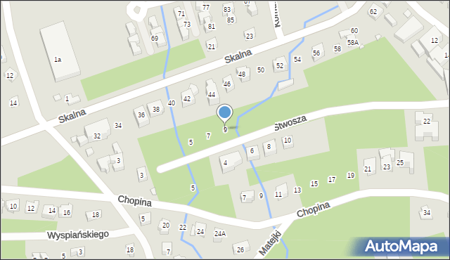 Karpacz, Stwosza Wita, 9, mapa Karpacz