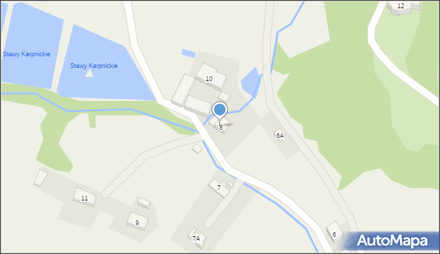 Karpniki, Stawowa, 8, mapa Karpniki