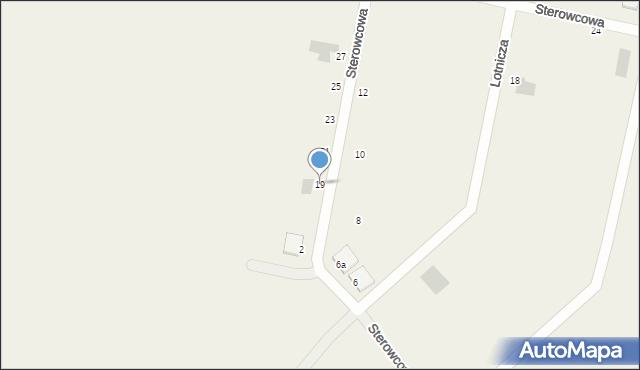 Kębłowice, Sterowcowa, 19, mapa Kębłowice