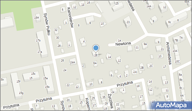 Kędzierzyn-Koźle, Stolarska, 16, mapa Kędzierzyna-Koźle