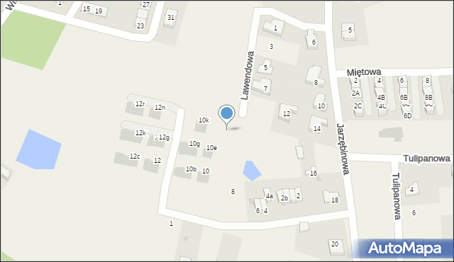 Kiełczówek, Storczykowa, 10m, mapa Kiełczówek