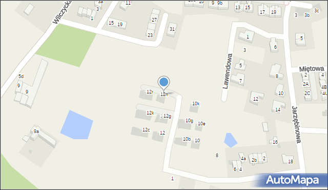 Kiełczówek, Storczykowa, 12n, mapa Kiełczówek