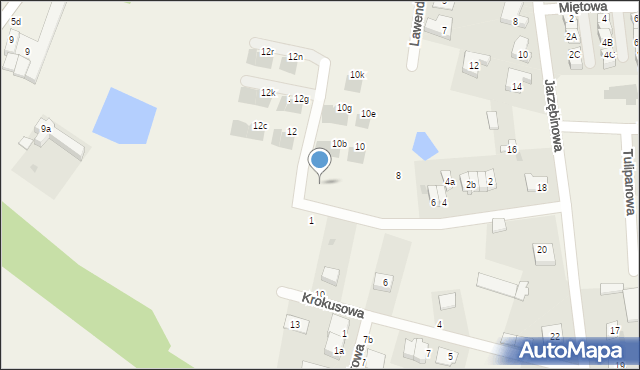 Kiełczówek, Storczykowa, 8e, mapa Kiełczówek