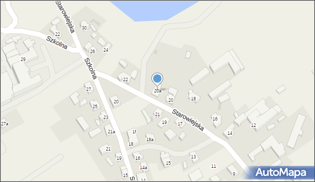 Kiełpino, Starowiejska, 20a, mapa Kiełpino