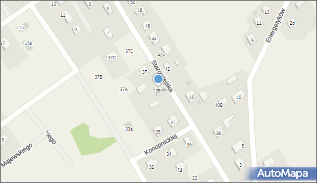 Kiełpino, Starowiejska, 35, mapa Kiełpino