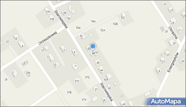 Kiełpino, Starowiejska, 48, mapa Kiełpino