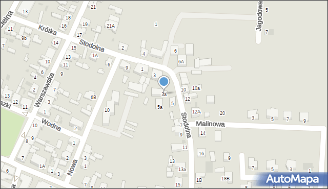 Kleczew, Stodolna, 3a, mapa Kleczew