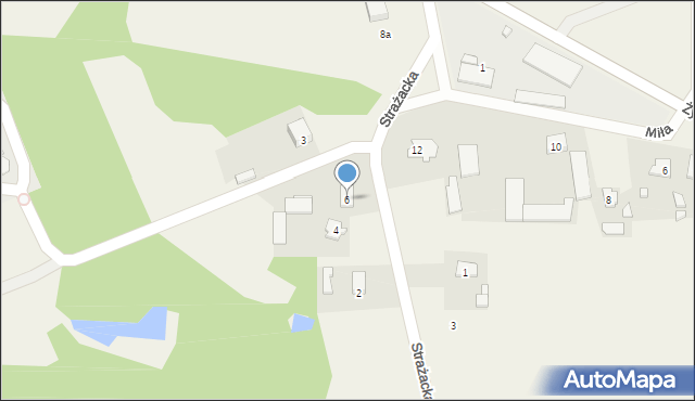 Klembów, Strażacka, 6, mapa Klembów