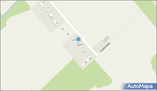 Klepacze, Studzienna, 20, mapa Klepacze