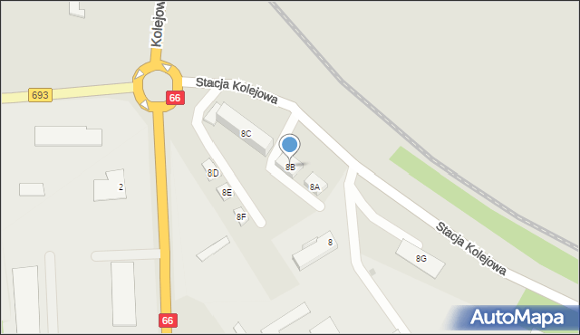 Kleszczele, Stacja Kolejowa, 8B, mapa Kleszczele
