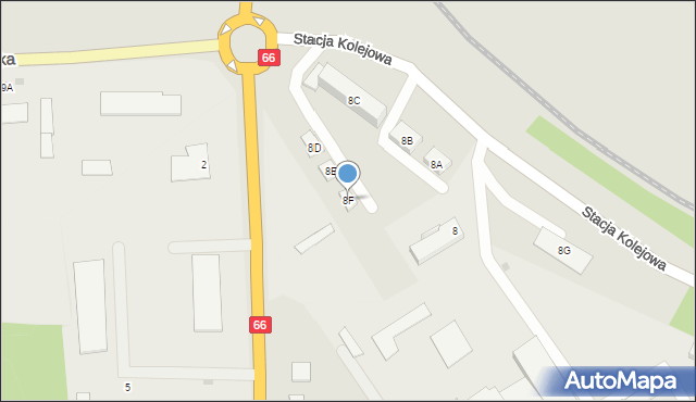 Kleszczele, Stacja Kolejowa, 8F, mapa Kleszczele