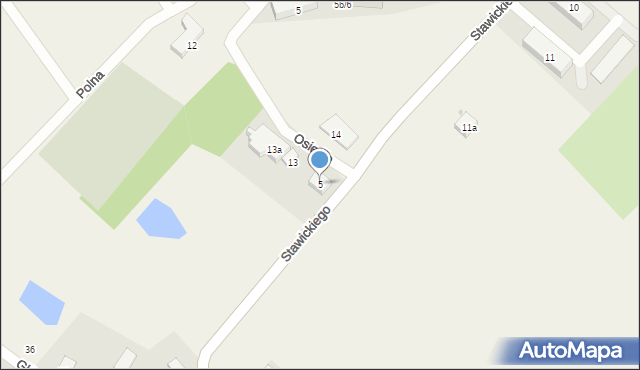 Kleszczewo Kościerskie, Stawickiego Ignacego, ks., 5, mapa Kleszczewo Kościerskie