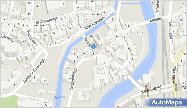 Kłodzko, Stwosza Wita, 6, mapa Kłodzka