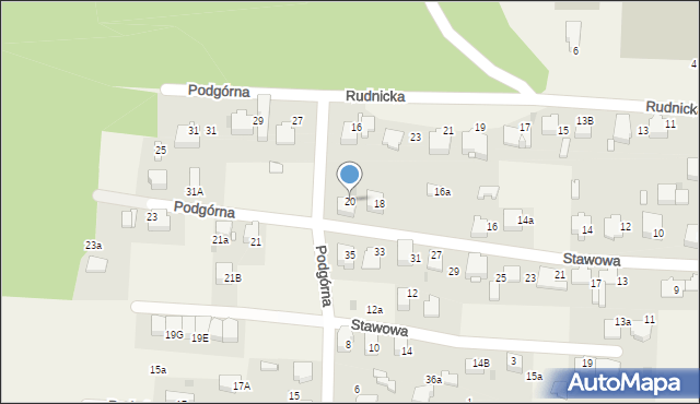 Klucze, Stawowa, 20, mapa Klucze