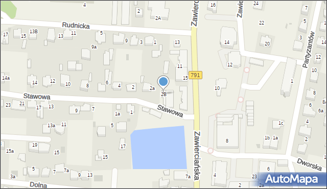 Klucze, Stawowa, 2B, mapa Klucze