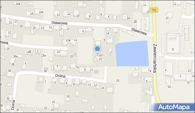 Klucze, Stawowa, 3, mapa Klucze