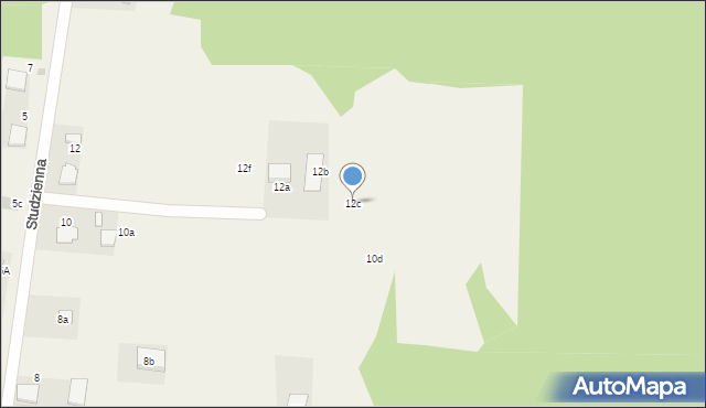 Klucze, Studzienna, 12c, mapa Klucze