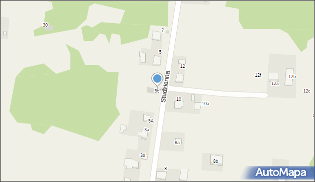 Klucze, Studzienna, 5c, mapa Klucze