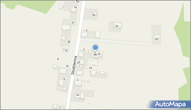 Klucze, Studzienna, 6a, mapa Klucze
