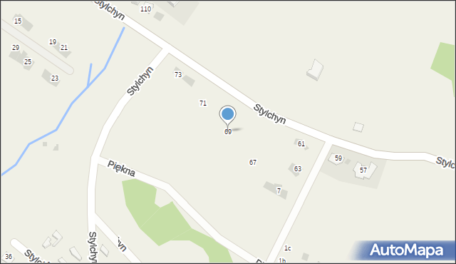 Kluszkowce, Stylchyn, 69, mapa Kluszkowce