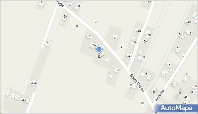 Kobielice, Stara Droga, 32, mapa Kobielice