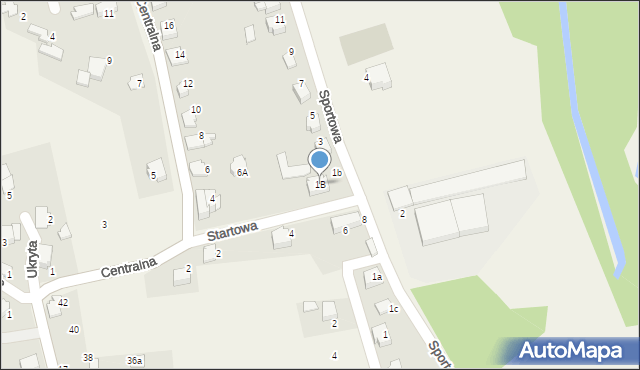 Kobiernice, Startowa, 1B, mapa Kobiernice