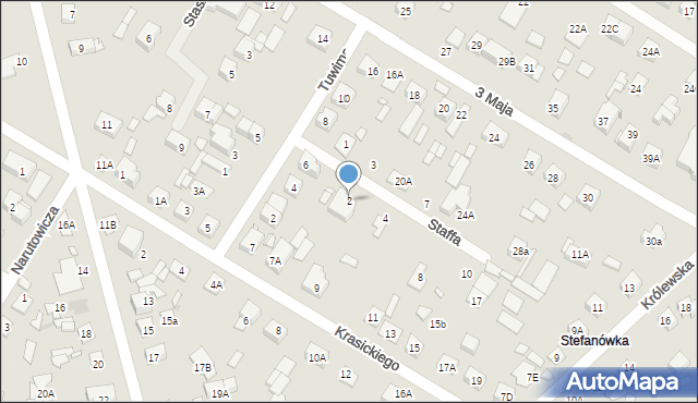 Kobyłka, Staffa Leopolda, 2, mapa Kobyłka