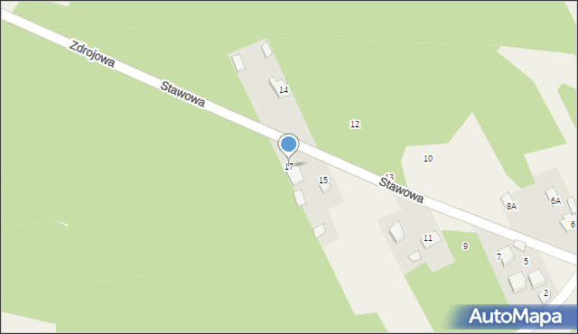 Kolbark, Stawowa, 17, mapa Kolbark