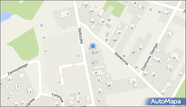 Kołbiel, Stefczyka Franciszka, 20, mapa Kołbiel