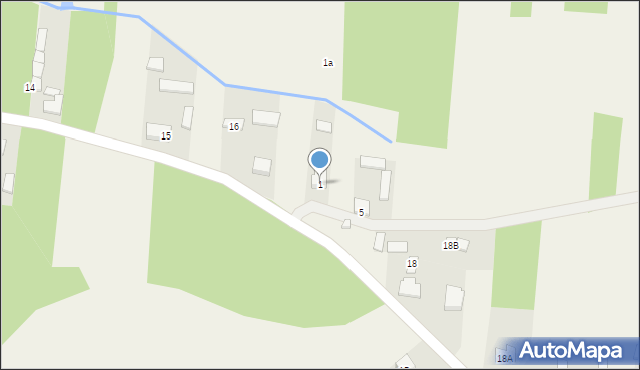 Kolonie Stanisławów, Staropolska, 1, mapa Kolonie Stanisławów