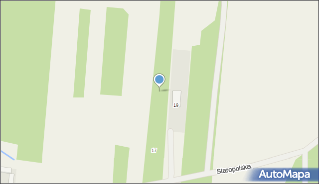 Kolonie Stanisławów, Staropolska, 17b, mapa Kolonie Stanisławów