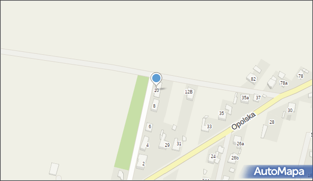 Komprachcice, Stokrotek, 10, mapa Komprachcice