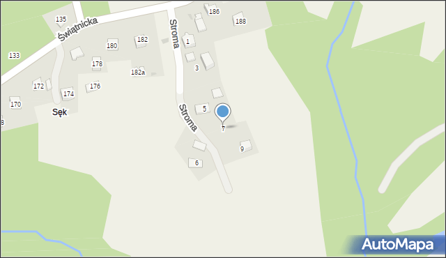 Konary, Stroma, 7, mapa Konary