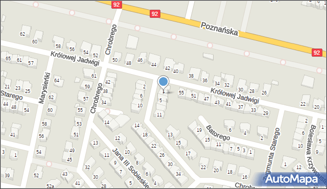 Konin, Stanisława Augusta Poniatowskiego, 3, mapa Konina