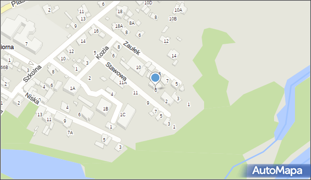 Konstancin-Jeziorna, Stawowa, 6, mapa Konstancin-Jeziorna