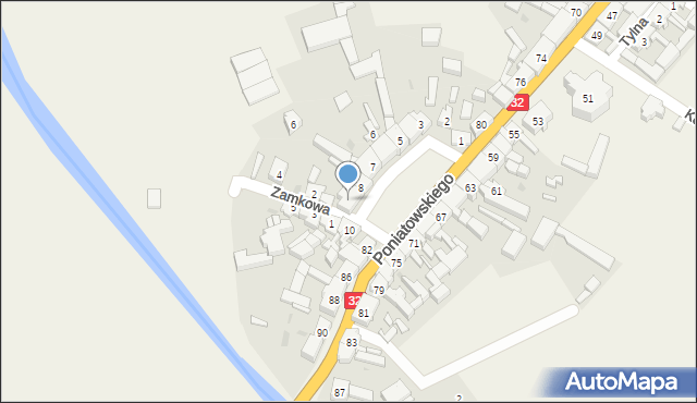 Kopanica, Stary Rynek, 9, mapa Kopanica