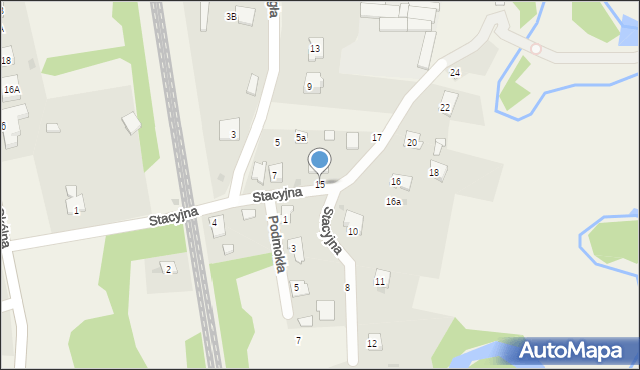 Korwinów, Stacyjna, 15, mapa Korwinów